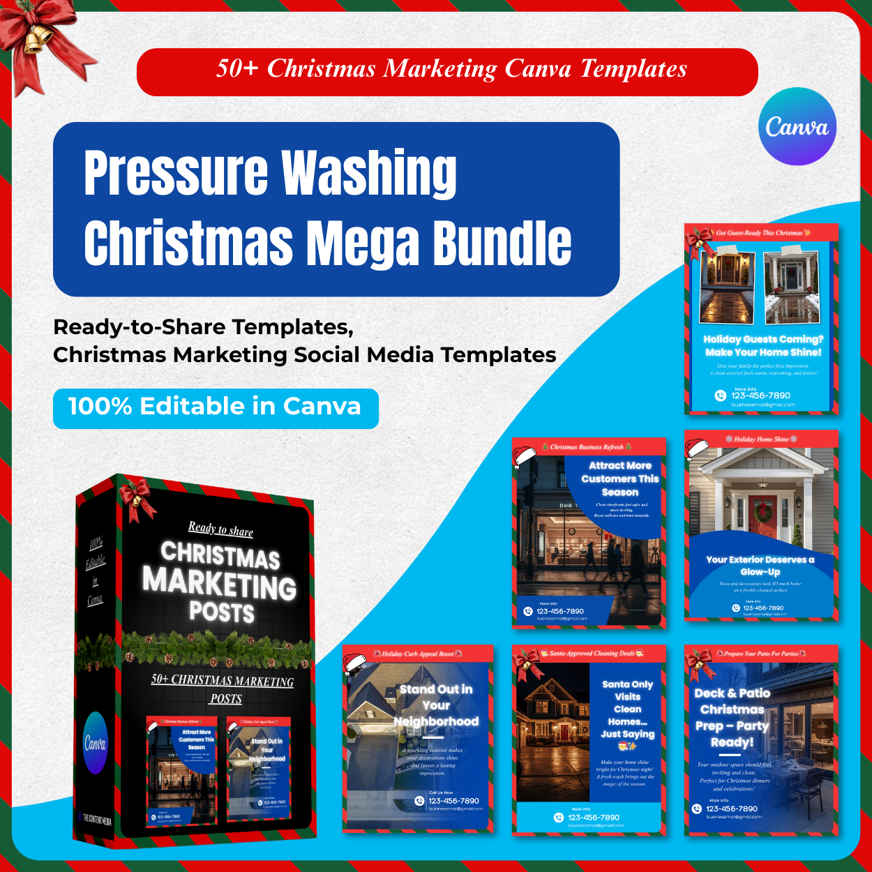 Get Instant Access to the Pressure Washing Christmas + Regular Post Bundle: