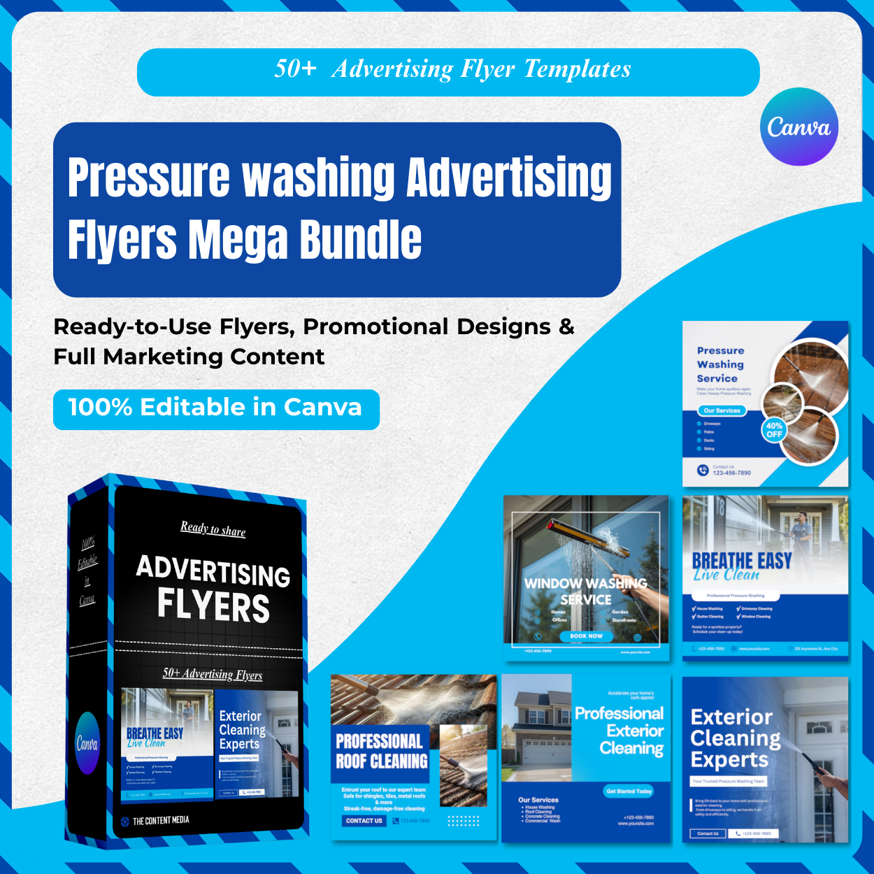 Get Instant Access to the Pressure Washing Christmas + Regular Post Bundle: