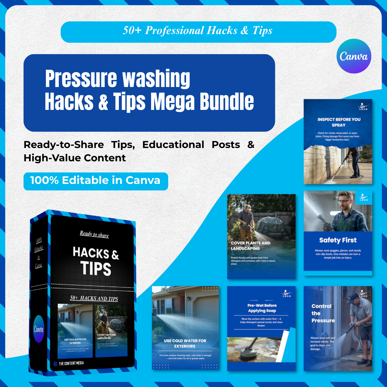 Get Instant Access to the Pressure Washing Christmas + Regular Post Bundle: