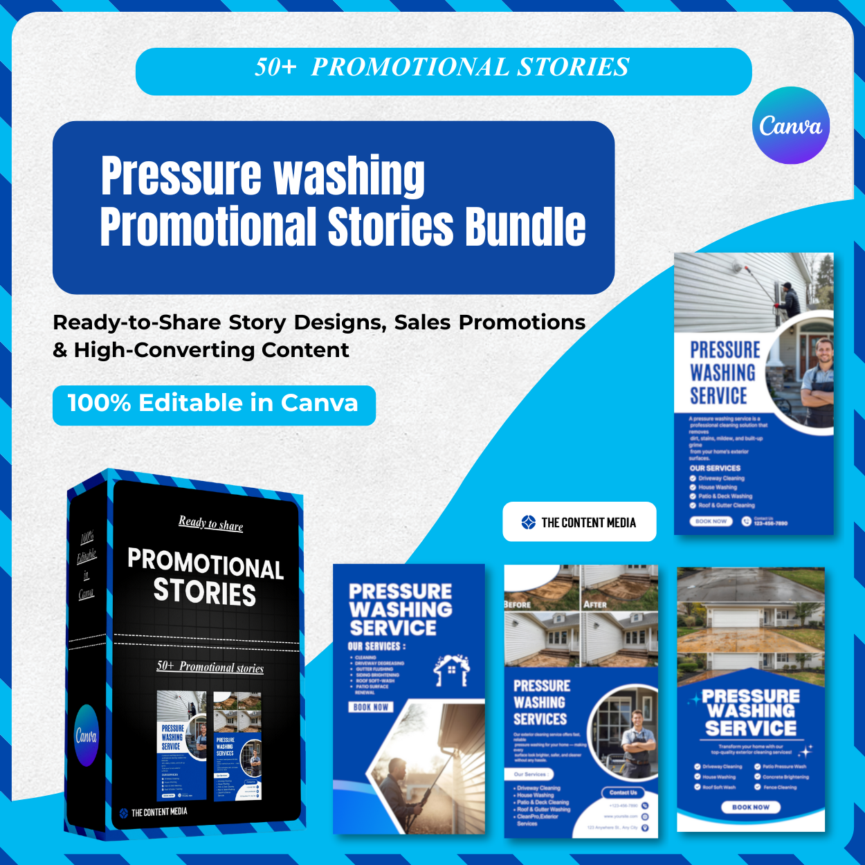 Get Instant Access to the Pressure Washing Christmas + Regular Post Bundle: